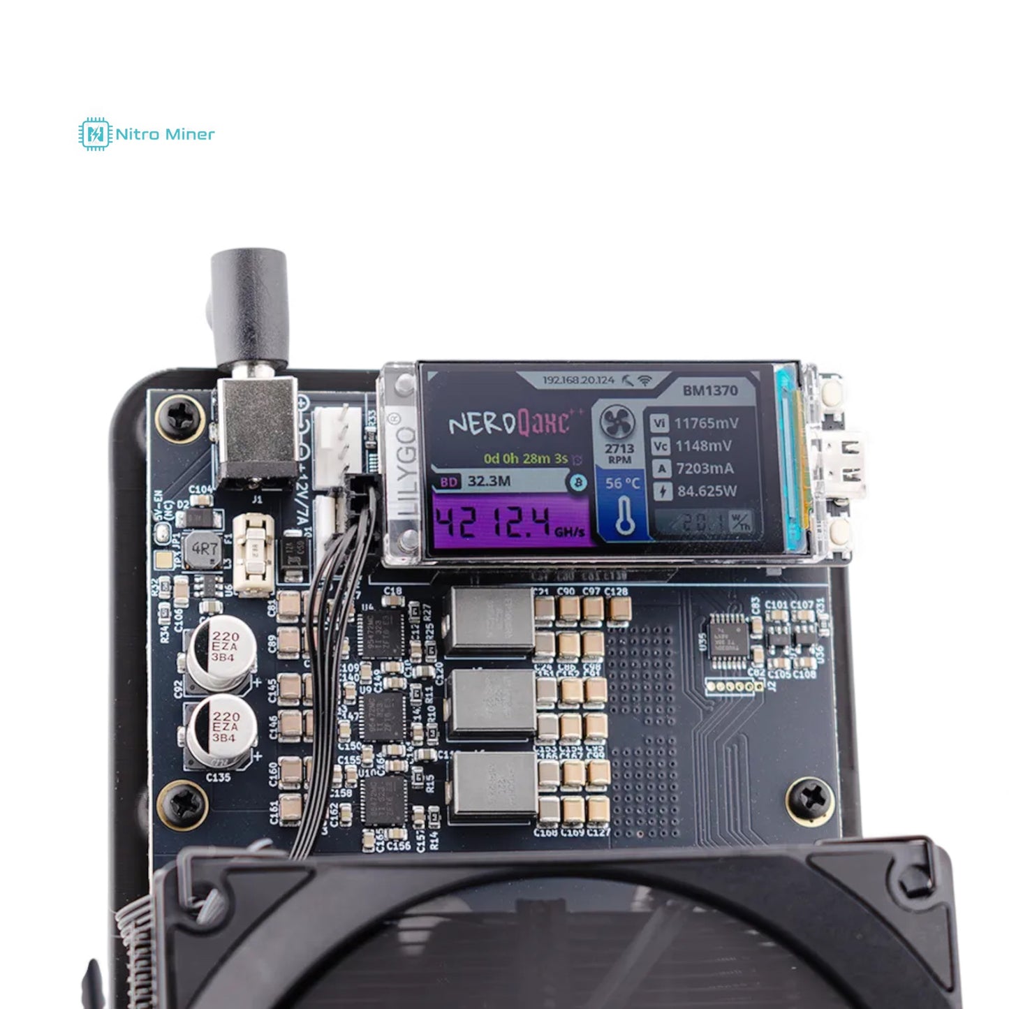 NerdQaxe ++ 4.8 TH Bitcoin Miner